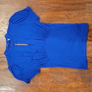 Free People Blue Top